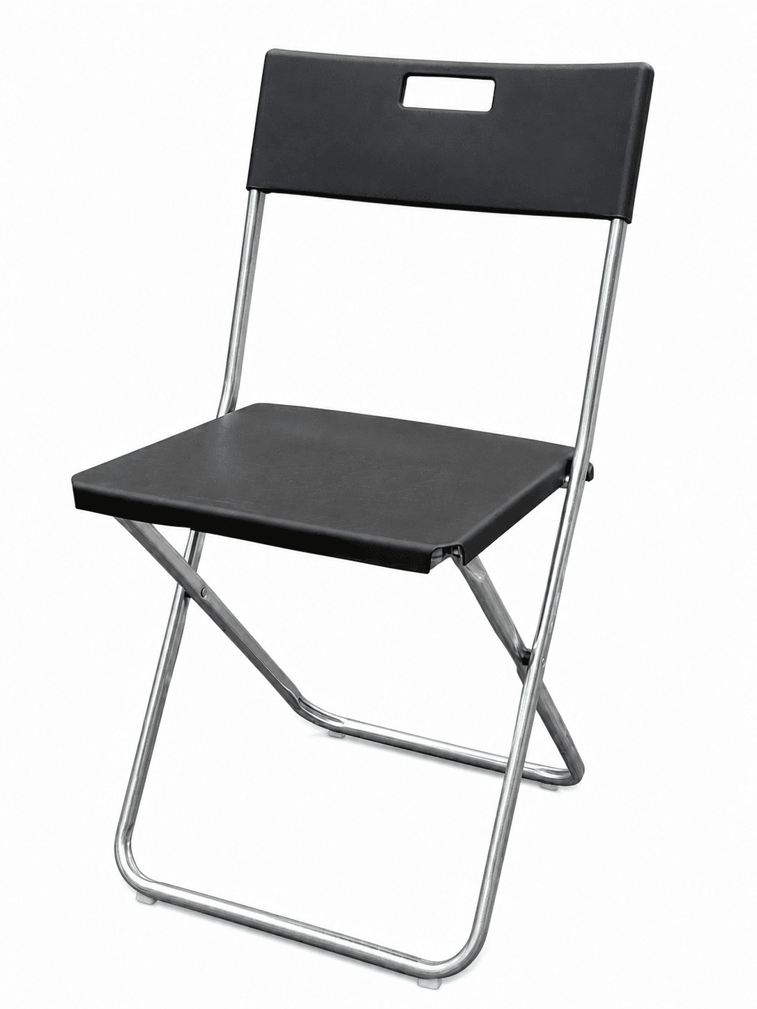 Chaise pliante noire